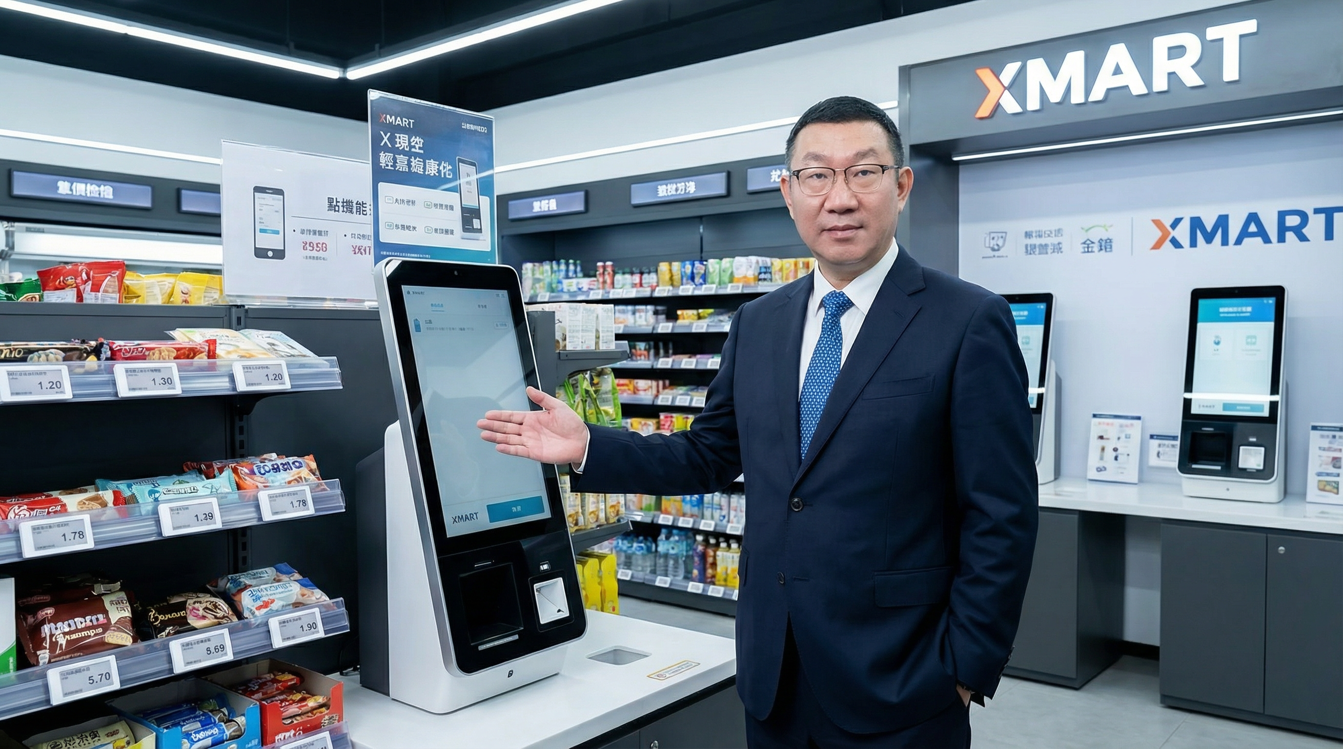 智慧販賣機展示