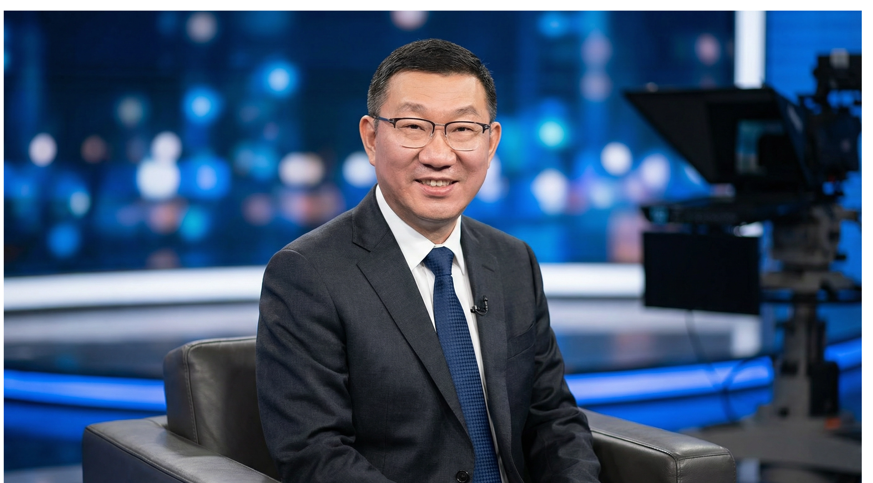 李奇申接受電視媒體採訪